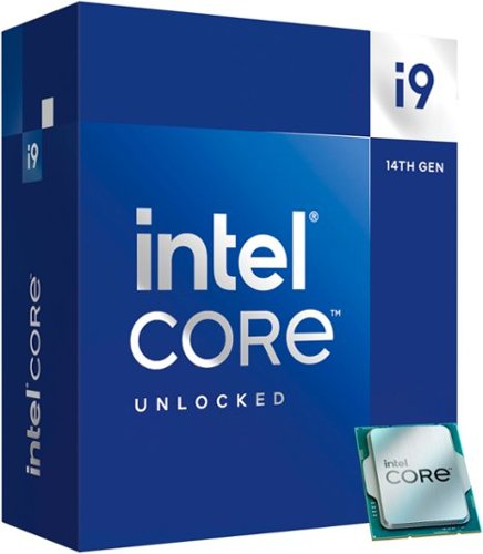 Intel - Core i9-14900K 14th Gen 24-Core 32-Thread - 4.4GHz (6.0GHz Turbo) Socket LGA 1700 Unlocked Desktop Processor - Multi