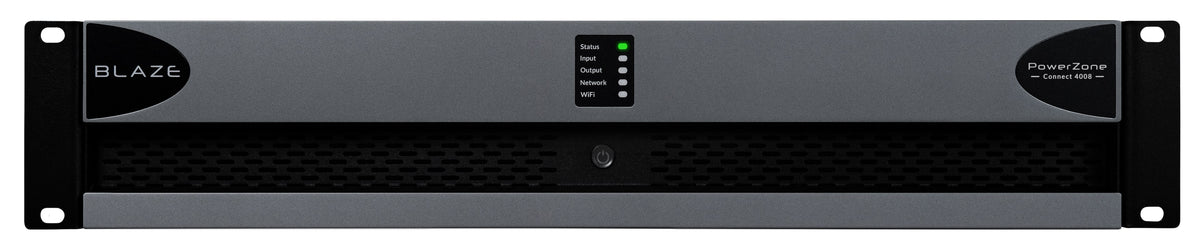 Sonance - Blaze PowerZone™ Connect 4008 – 4000 W DSP-enabled Class-D amplifier with 8 channels (Each) - Black
