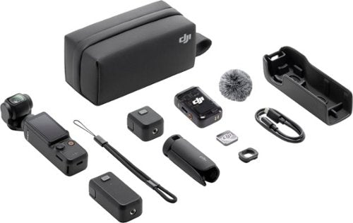 DJI - Osmo Pocket 3 Creator Combo 3-Axis Stabilized 4K Vlog Camera with Rotatable Touchscreen - Gray