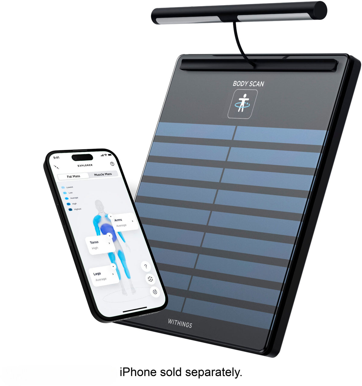 Withings - Body Scan - Connected Health Station - Black