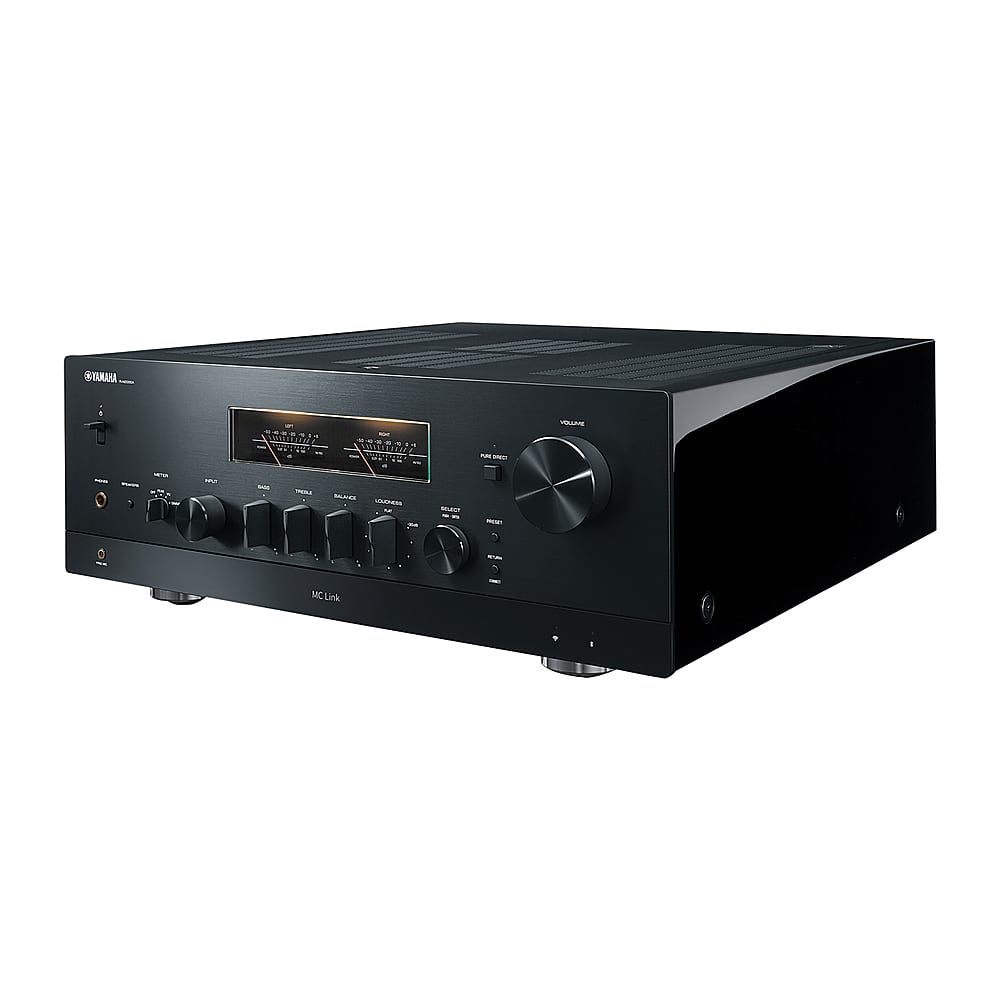 Yamaha - Continuous Power 180 Watt 2.0 Channel Bluetooth Network Stereo Receiver - Black