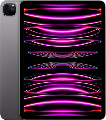Apple - Geek Squad Certified Refurbished 12.9-Inch iPad Pro with Wi-Fi - 128GB - Space Gray