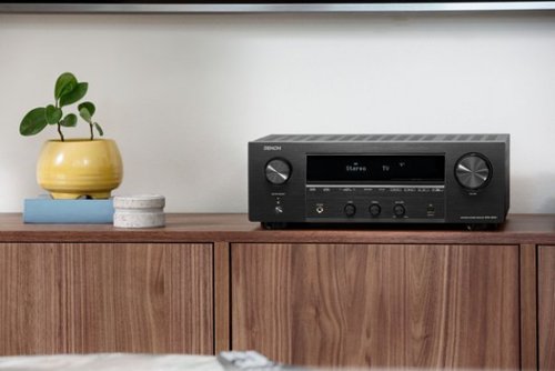 Denon - DRA-900H 100W 2.2-Ch. Bluetooth Capable with HEOS 8K Ultra HD HDR Compatible Stereo Receiver with Alexa - Black