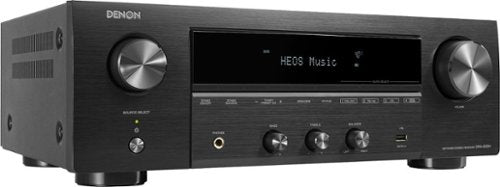 Denon - DRA-900H 100W 2.2-Ch. Bluetooth Capable with HEOS 8K Ultra HD HDR Compatible Stereo Receiver with Alexa - Black