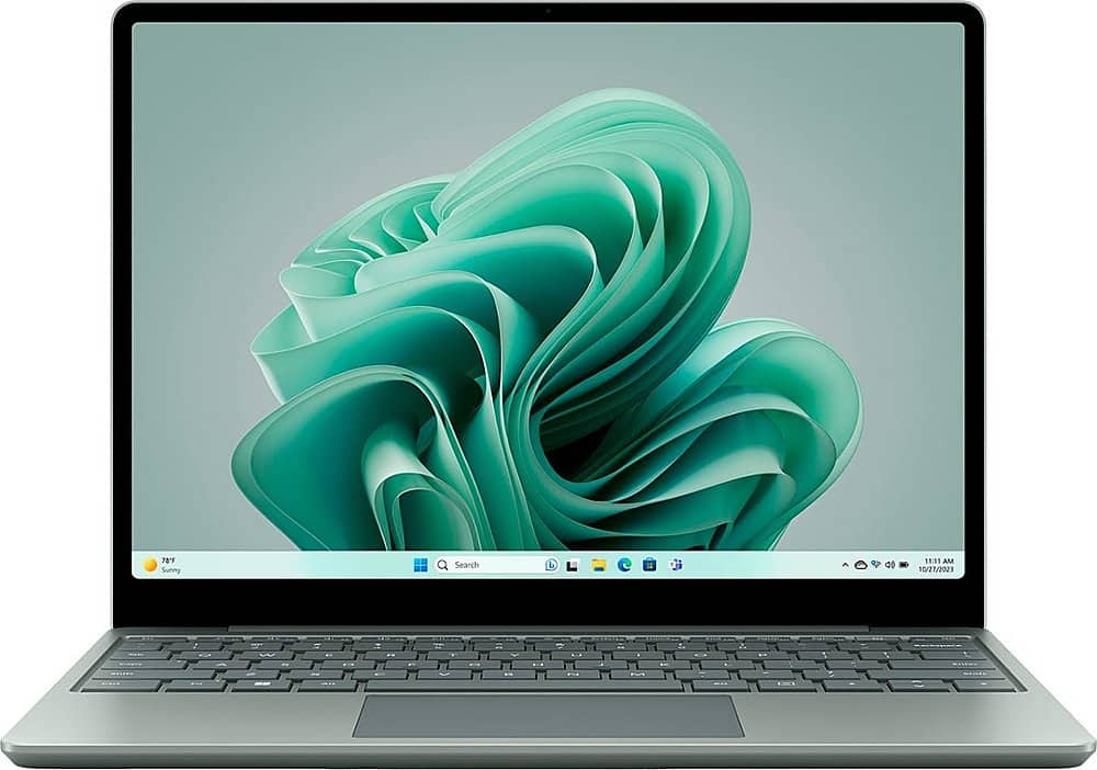 Microsoft - Geek Squad Certified Refurbished Surface Laptop Go 3 - 12.4" Touch-Screen - Intel Core i5 with 16GB Memory - Sage