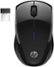 HP - X3000 G3 Wireless Optical Ambidextrous Mouse - Wireless - Jet Black
