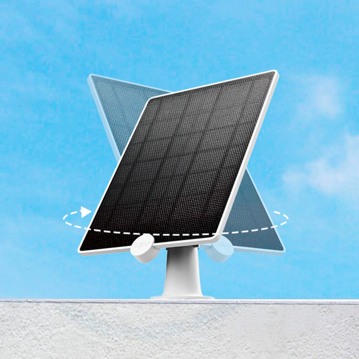 TP-Link - Tapo Mountable Solar Panel for Tapo Home Security Cameras - White