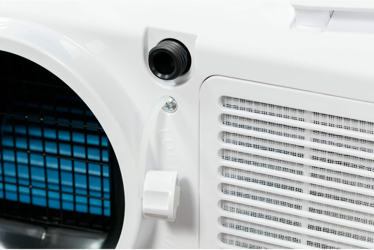 GE - 350 Sq. Ft. 8,500 BTU Smart Portable Air Conditioner - White
