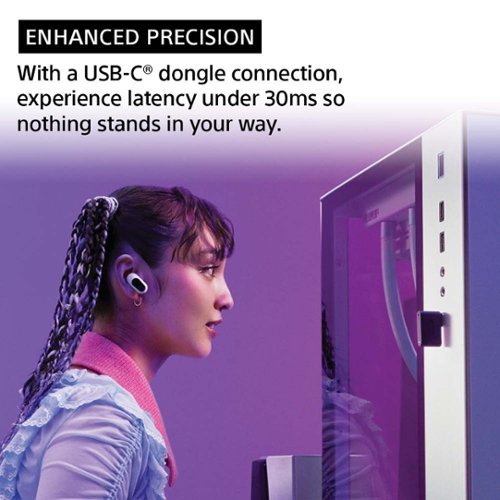 Sony - INZONE Buds Truly Wireless Noise Cancelling Gaming Earbuds, Perfect for PS5, PC - Black