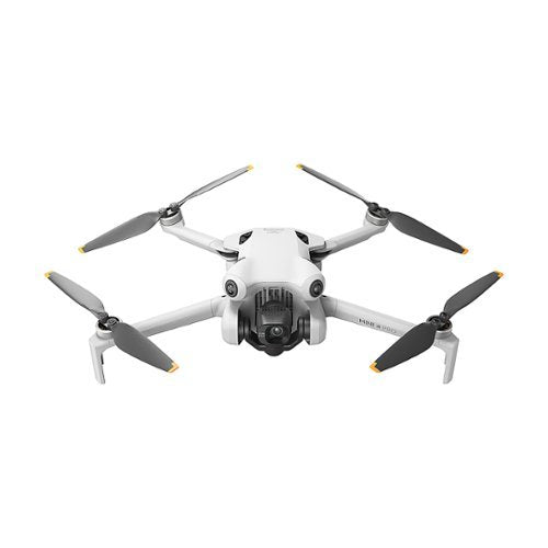 DJI - Geek Squad Certified Refurbished Mini 4 Pro Fly More Combo Drone and RC 2 Remote Control with Built-in Screen - Gray