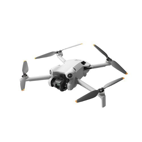 DJI - Geek Squad Certified Refurbished Mini 4 Pro Fly More Combo Drone and RC 2 Remote Control with Built-in Screen - Gray
