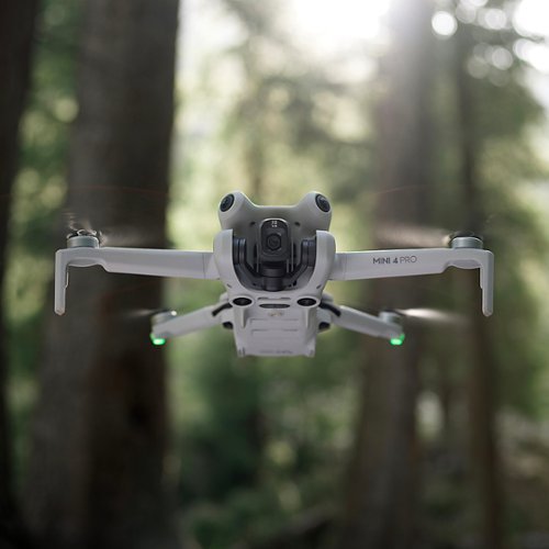DJI - Geek Squad Certified Refurbished Mini 4 Pro Fly More Combo Drone and RC 2 Remote Control with Built-in Screen - Gray