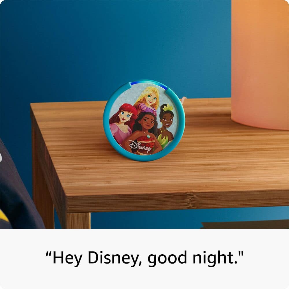 Amazon - Echo Pop Kids Smart Speaker with Alexa - Disney Princess