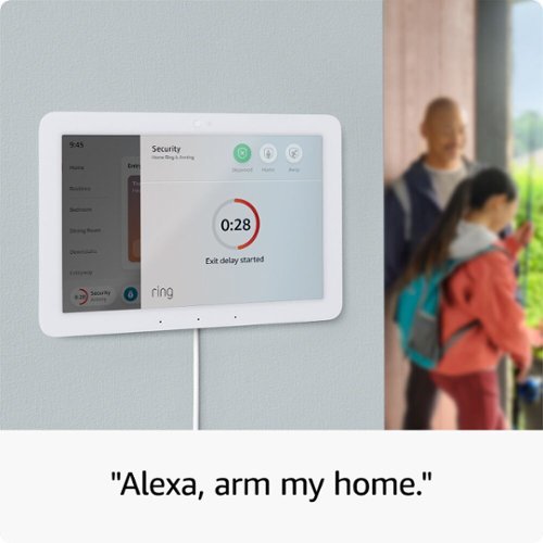 Amazon - Echo Hub Smart Home Control Panel with Alexa+ - White