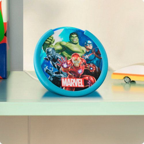 Amazon - Echo Pop Kids Smart Speaker with Alexa - Marvel's Avengers