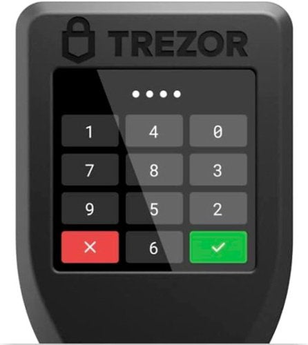 Trezor - Model T - Advanced Crypto Hardware Wallet with LCD Touch Screen - Black