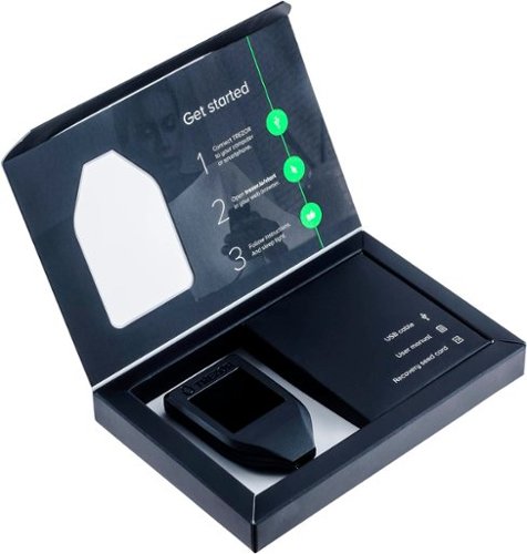 Trezor - Model T - Advanced Crypto Hardware Wallet with LCD Touch Screen - Black