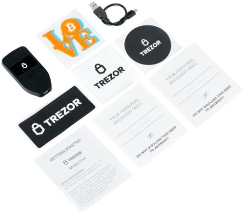 Trezor - Model One - Crypto Hardware Wallet - Black