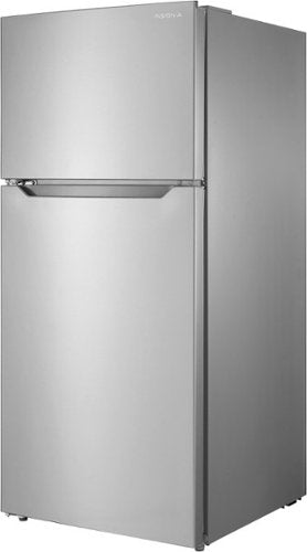 Insignia™ - 28 in. Wide 14.2 Cu. Ft. Top-Freezer Refrigerator with ENERGY STAR Certification - Stainless Steel