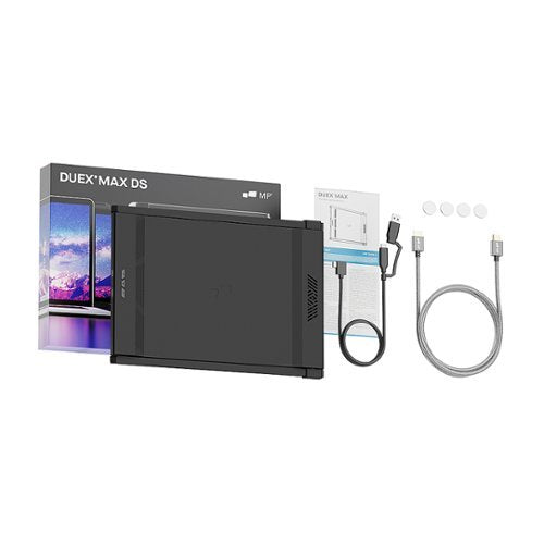 Mobile Pixels - DUEX Max DS 14.1" IPS LCD Monitor - Black