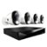 Night Owl - 12 Channel 4 Camera Indoor/Outdoor Wired 2K 2TB DVR Security System with 2-way Audio - White