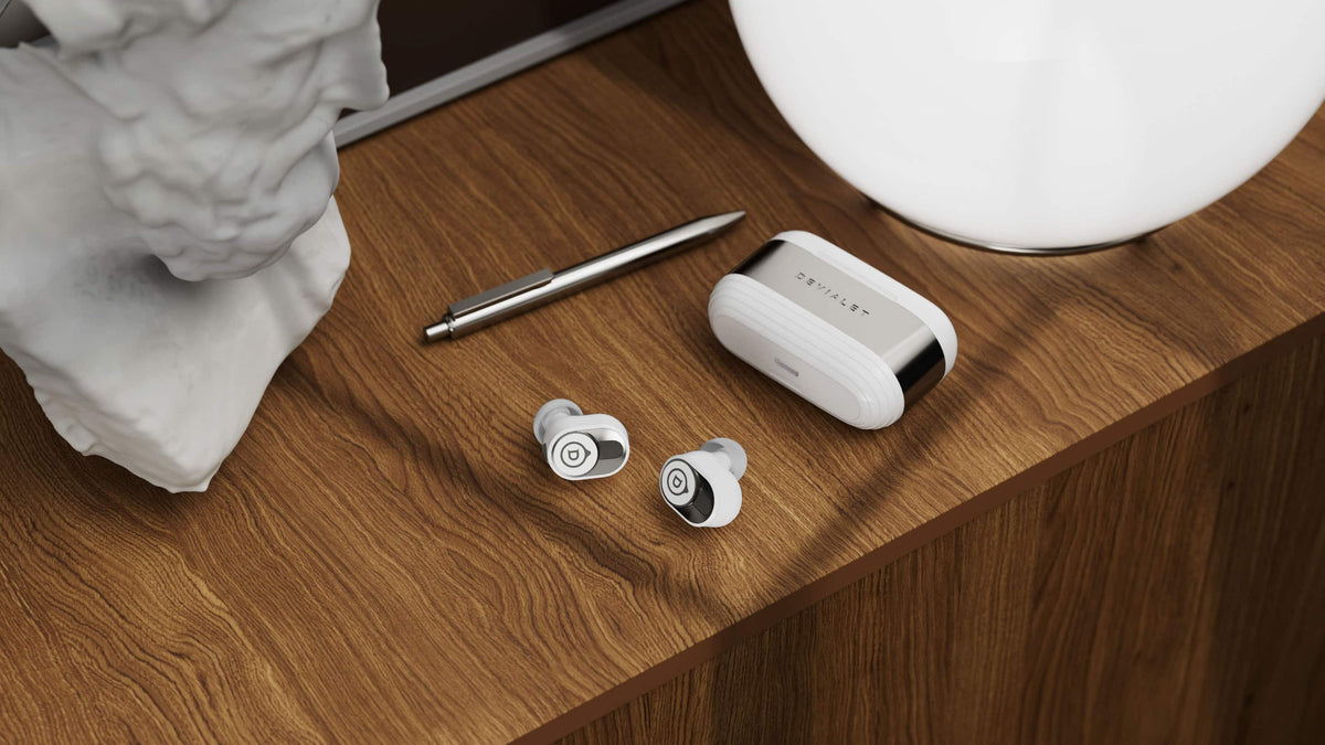 Devialet Gemini - II Wireless Bluetooth In-Ear Earbuds - Iconic White