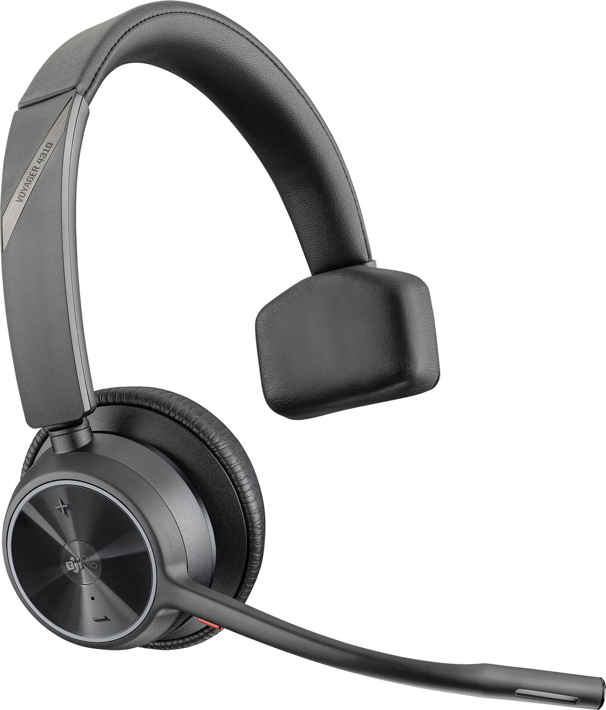 Poly - Voyager 4310 Wireless Noise Cancelling Single Ear Headset with mic - Black