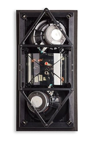 Definitive Technology - Dymension CI MAX Series Dual 5.25” In-Wall Bipolar Surround Speaker (Each) - Black