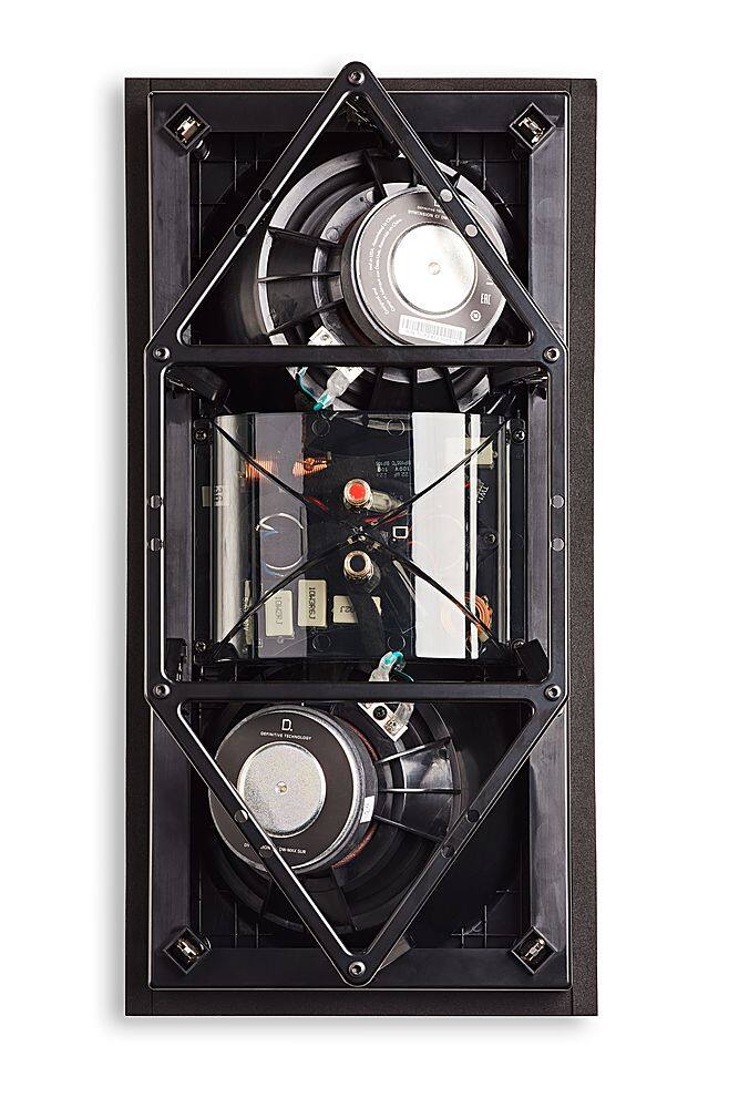 Definitive Technology - Dymension CI MAX Series Dual 5.25” In-Wall Bipolar Surround Speaker (Each) - Black