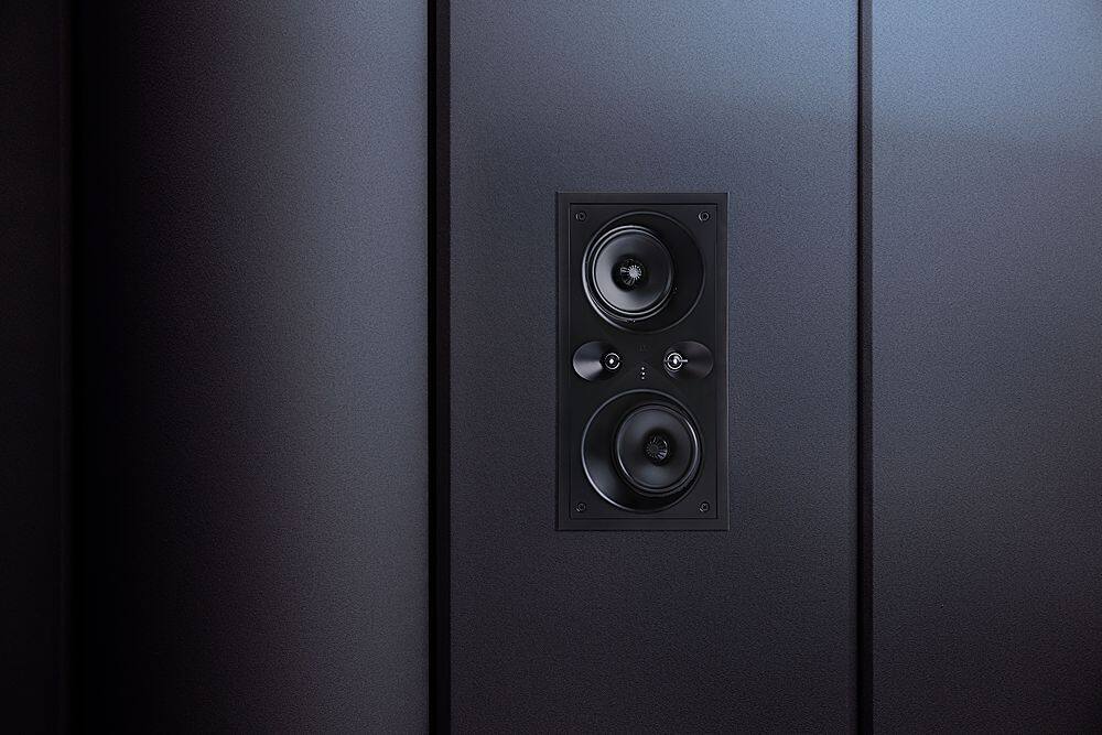 Definitive Technology - Dymension CI MAX Series Dual 5.25” In-Wall Bipolar Surround Speaker (Each) - Black