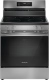 Frigidaire - 30 in. Wide 5 elements 5.3 Cu. Ft. Freestanding Electric Range with Air Fry - Stainless Steel