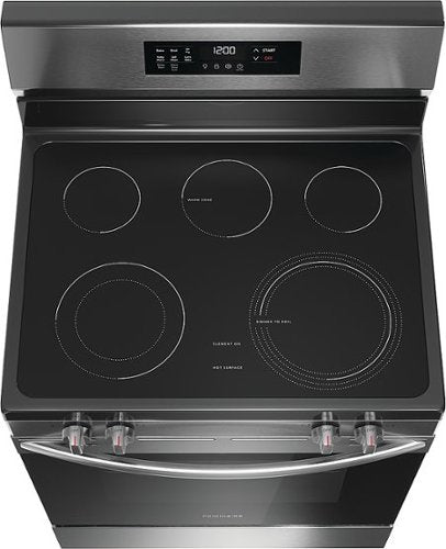 Frigidaire - 30 in. Wide 5 elements 5.3 Cu. Ft. Freestanding Electric Range with Air Fry - Stainless Steel