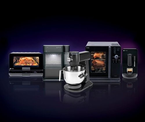 GE Profile - Smart Indoor Smoker - Black