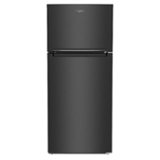 Whirlpool - 28 in. Wide 16.3 cu. ft. Top-Freezer Refrigerator with Flexi-Slide Bin - Black