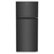 Whirlpool - 28 in. Wide 16.3 cu. ft. Top-Freezer Refrigerator with Flexi-Slide Bin - Black