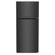Whirlpool - 28 in. Wide 16.3 cu. ft. Top-Freezer Refrigerator with Flexi-Slide Bin - Black