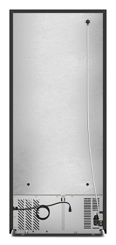 Whirlpool - 28 in. Wide 16.3 cu. ft. Top-Freezer Refrigerator with Flexi-Slide Bin - Black