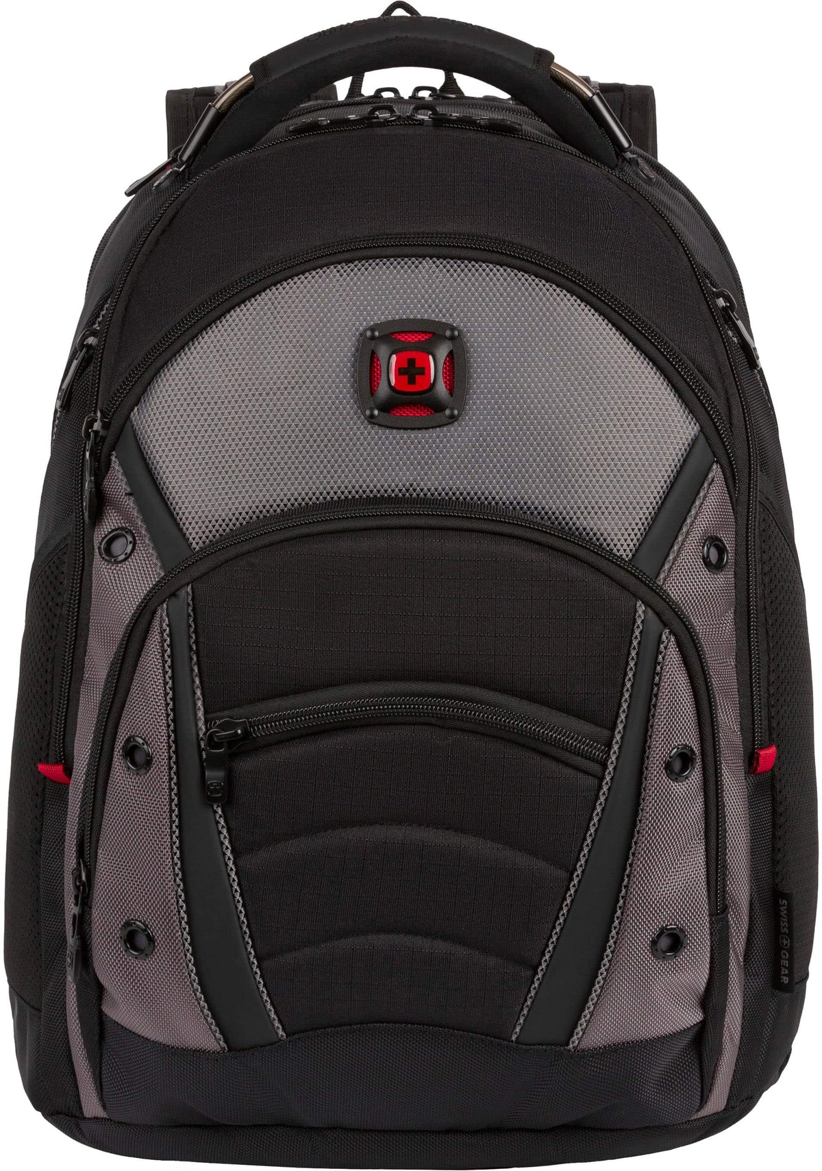 SwissGear - Synergy Backpack for 16" Laptop - Black/Gray