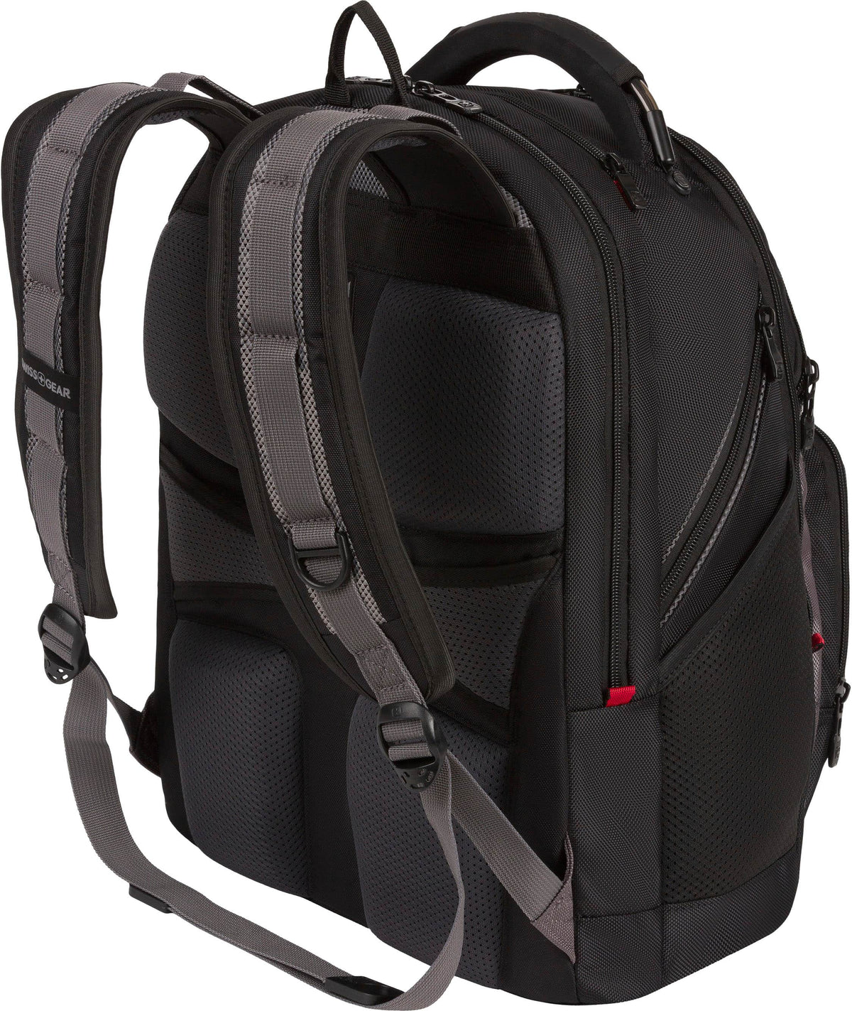 SwissGear - Synergy Backpack for 16" Laptop - Black/Gray