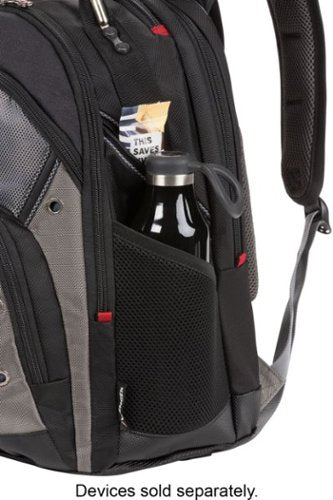 SwissGear - Synergy Backpack for 16" Laptop - Black/Gray