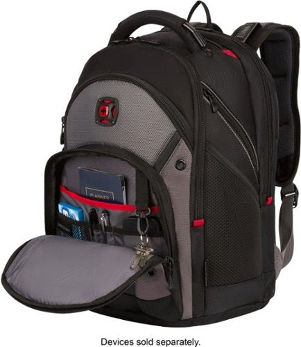 SwissGear - Synergy Backpack for 16" Laptop - Black/Gray