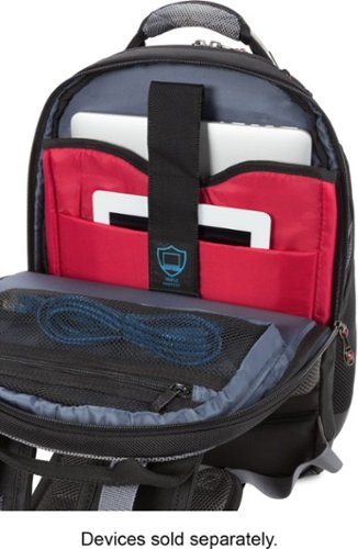 SwissGear - Synergy Backpack for 16" Laptop - Black/Gray