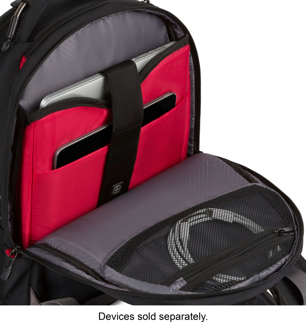 SwissGear - Synergy Backpack for 16" Laptop - Black/Gray