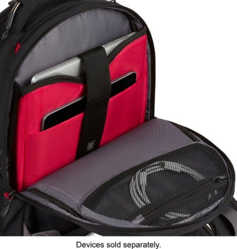 SwissGear - Synergy Backpack for 16" Laptop - Black/Gray