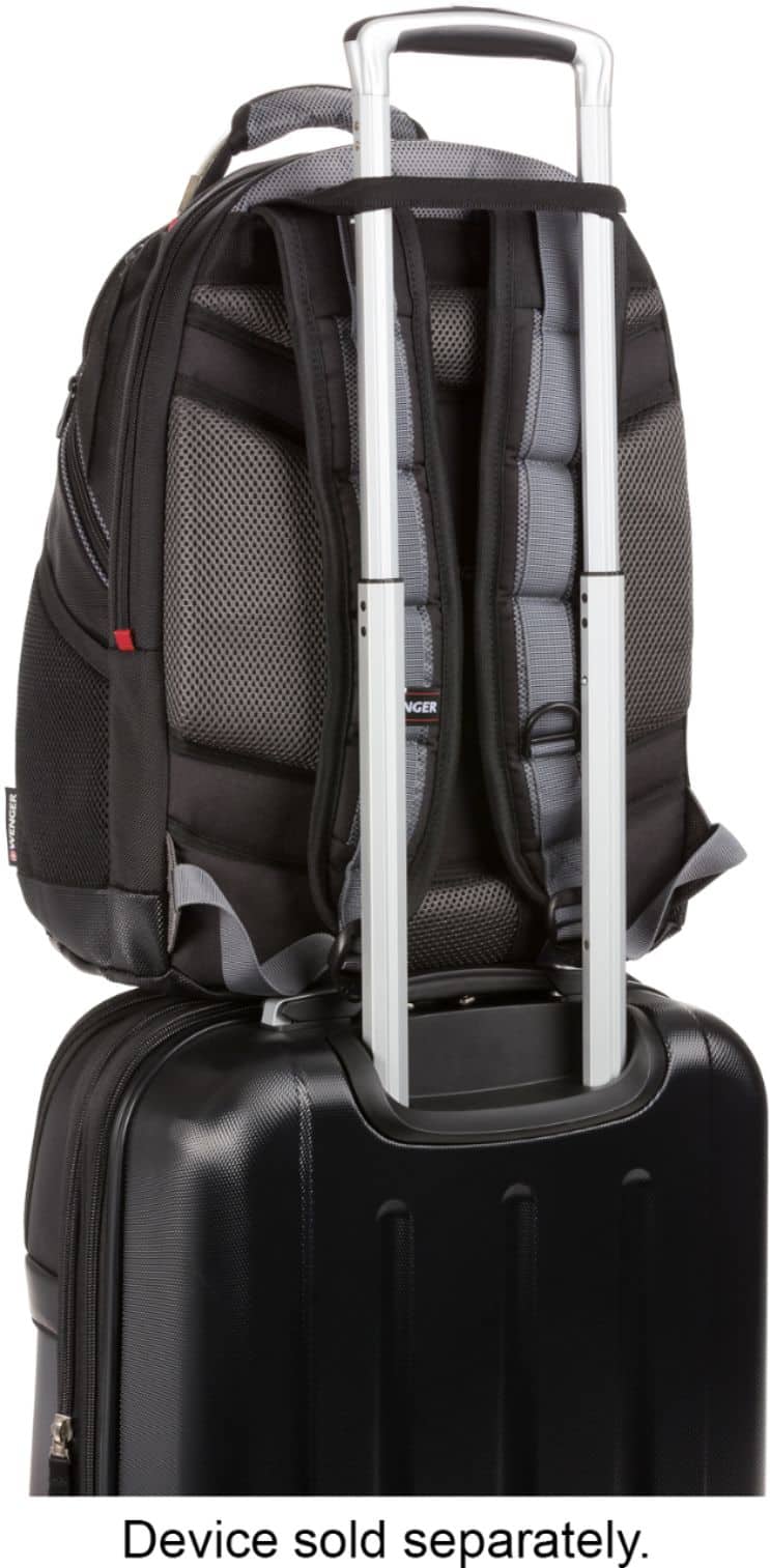 SwissGear - Synergy Backpack for 16" Laptop - Black/Gray