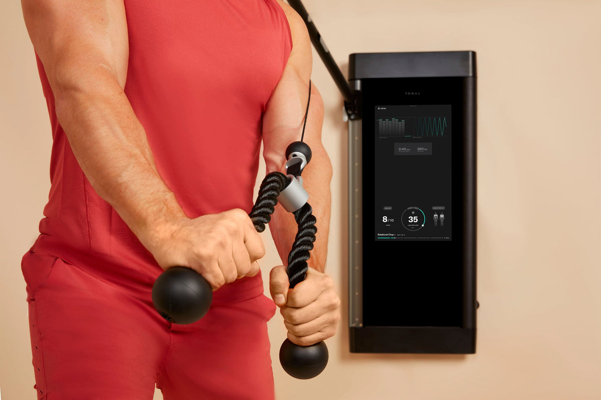 Tonal - Intelligent Home Gym including Accessories Bundle, Install and Delivery - Black