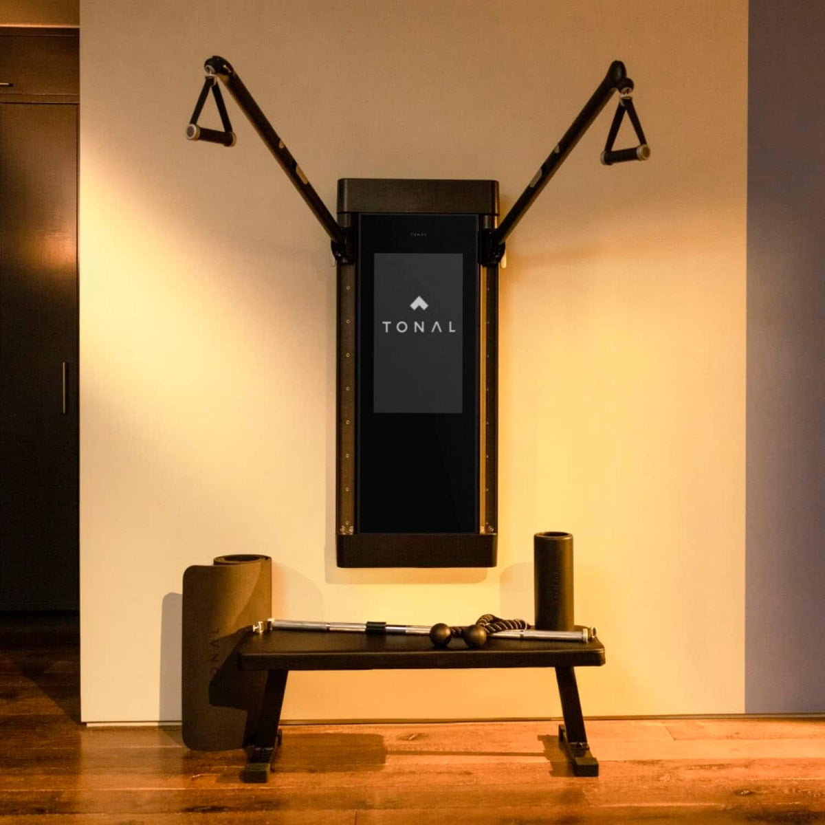 Tonal - Intelligent Home Gym including Accessories Bundle, Install and Delivery - Black