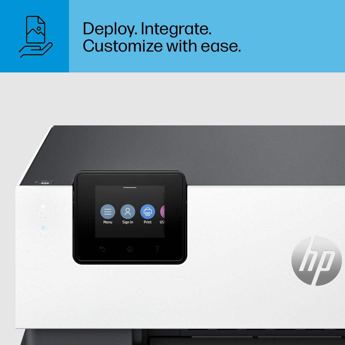HP - OfficeJet Pro 9110b Wireless Inkjet Printer - White