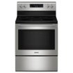 Maytag - 30 in. Wide 5 element 5.3 cu. ft. Freestanding Electric Range with Steam Clean - Stainless Steel