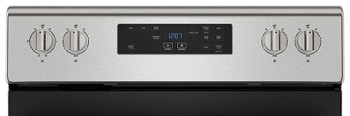 Maytag - 30 in. Wide 5 element 5.3 cu. ft. Freestanding Electric Range with Steam Clean - Stainless Steel